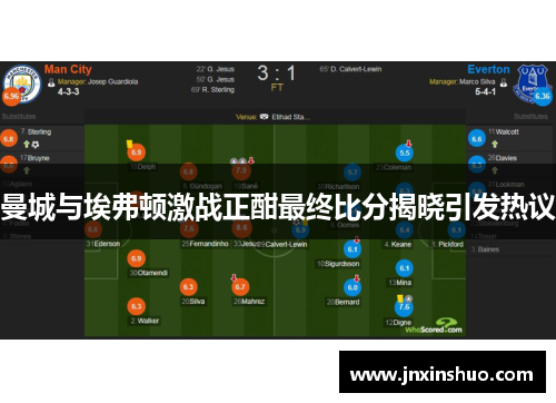 曼城与埃弗顿激战正酣最终比分揭晓引发热议